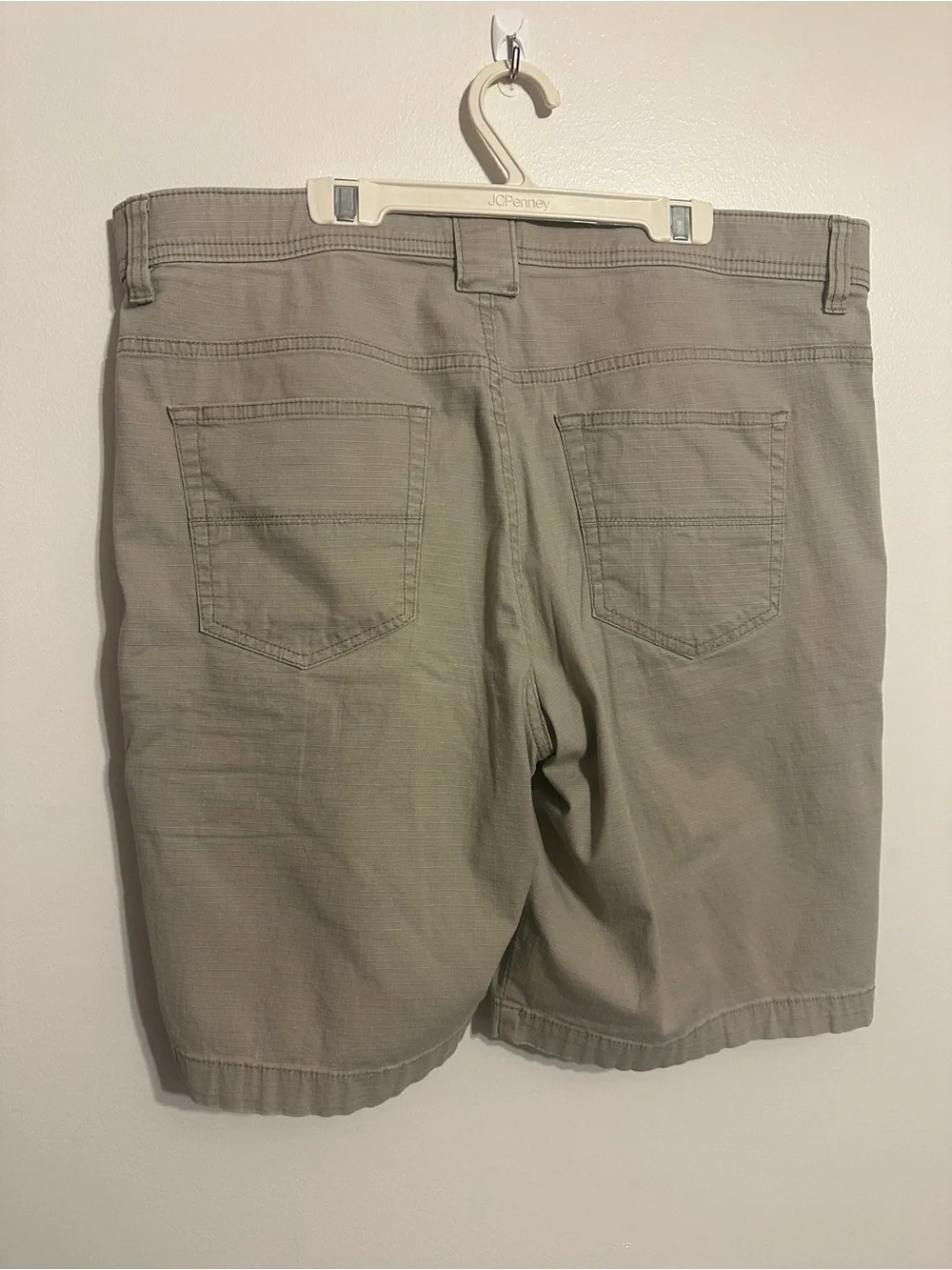 Weatherproof Men's Flat Front Khaki-Tan Shorts